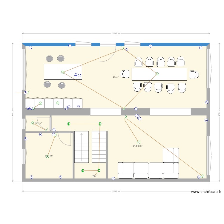 plan  rdc lum. Plan de 0 pièce et 0 m2