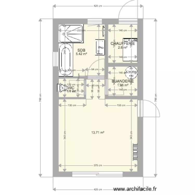 garage maman. Plan de 