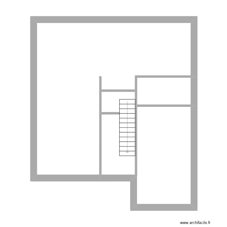 titre. Plan de 4 pièces et 63 m2