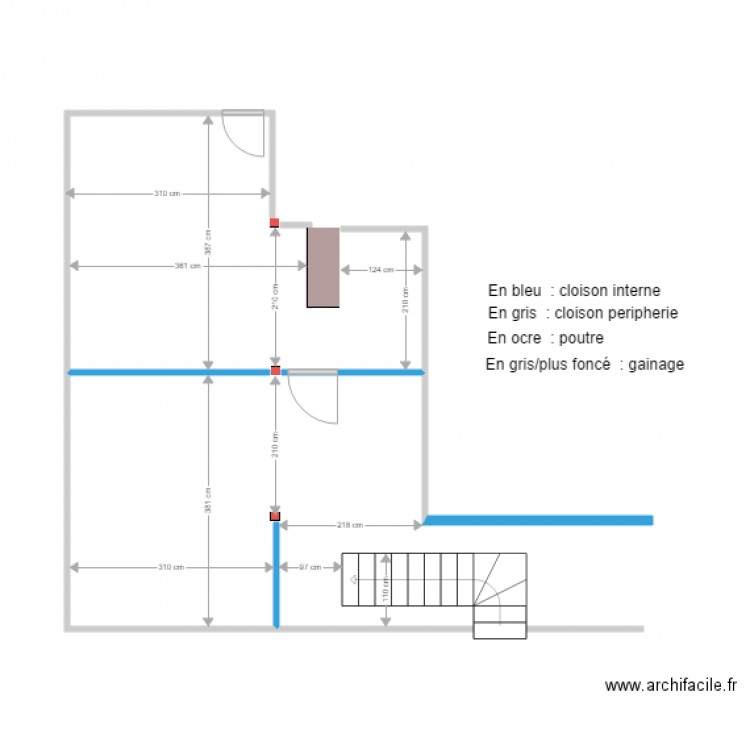 Grenier. Plan de 0 pièce et 0 m2