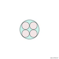 4 billes de 4mm dans 10mm