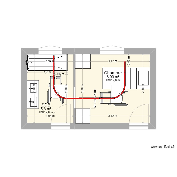 CHABOUSSIE. Plan de 0 pièce et 0 m2