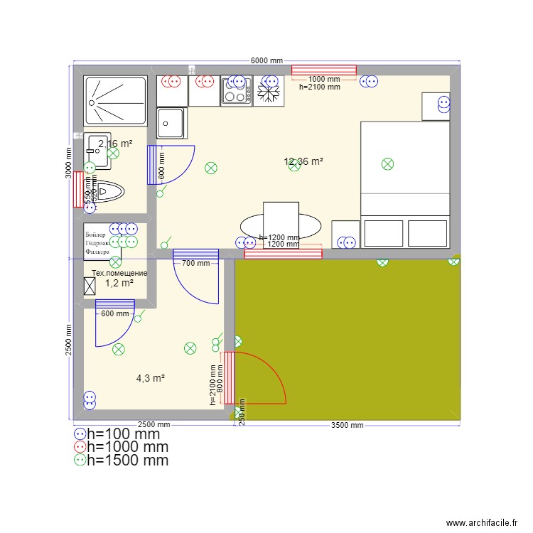 9864 эл. Plan de 0 pièce et 0 m2