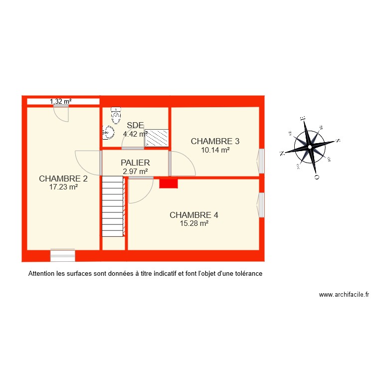 BI 6512 ETAGE. Plan de 0 pièce et 0 m2