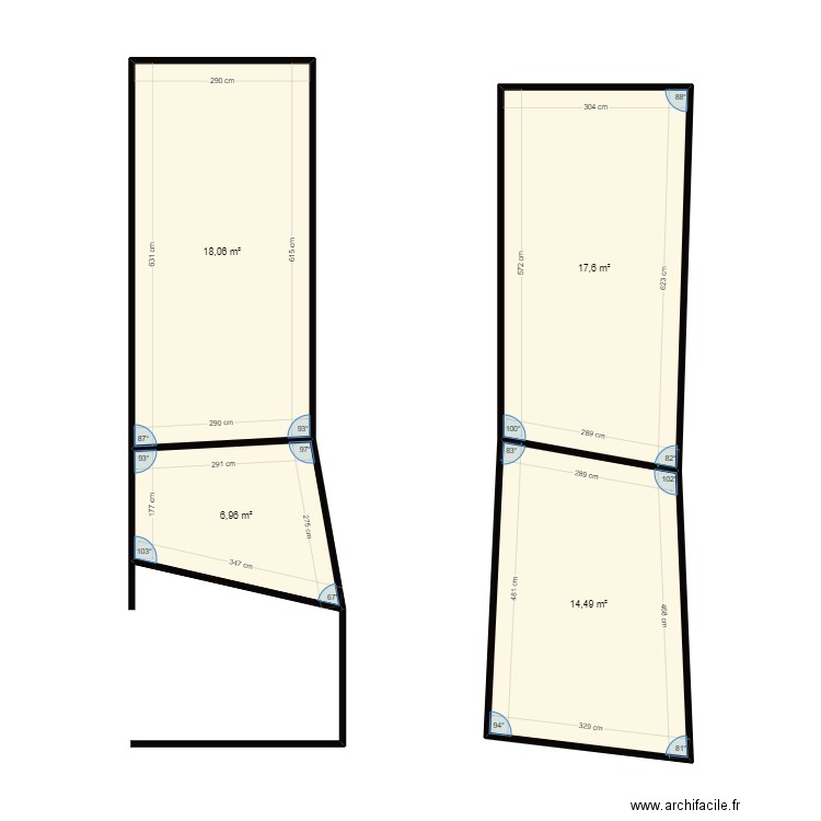 Soutis. Plan de 0 pièce et 0 m2