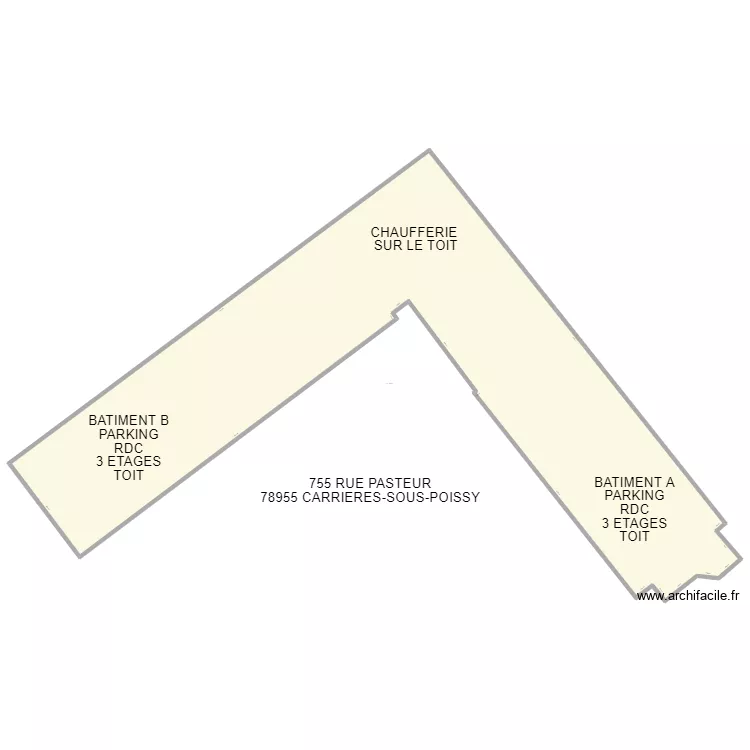 ADEF CARRIERES SOUS POISSY. Plan de ADEF CARRIERES SOUS POISSY. Plan de