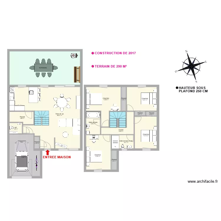 Boucl&eacute;. Plan de 