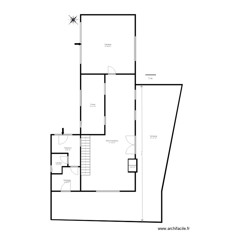 XALET BABOT. Plan de 0 pièce et 0 m2