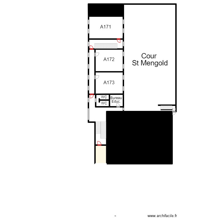 ISMHZoneAniveau1. Plan de 11 pièces et 831 m2