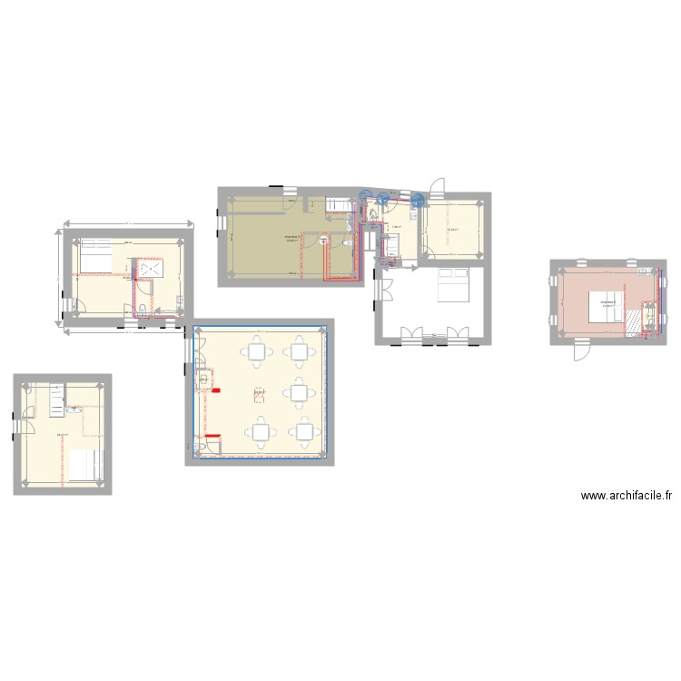 projet brux. Plan de 0 pièce et 0 m2