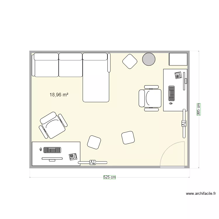Plan Bureau Sups Anim V2 Canap Made. Plan de 