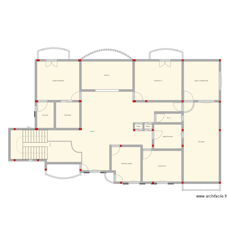 PLANS VIERGE. Plan de 29 pièces et 465 m2