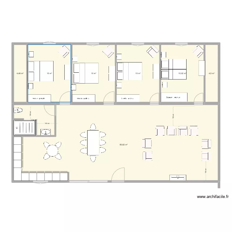 foyer colocation 1. Plan de 