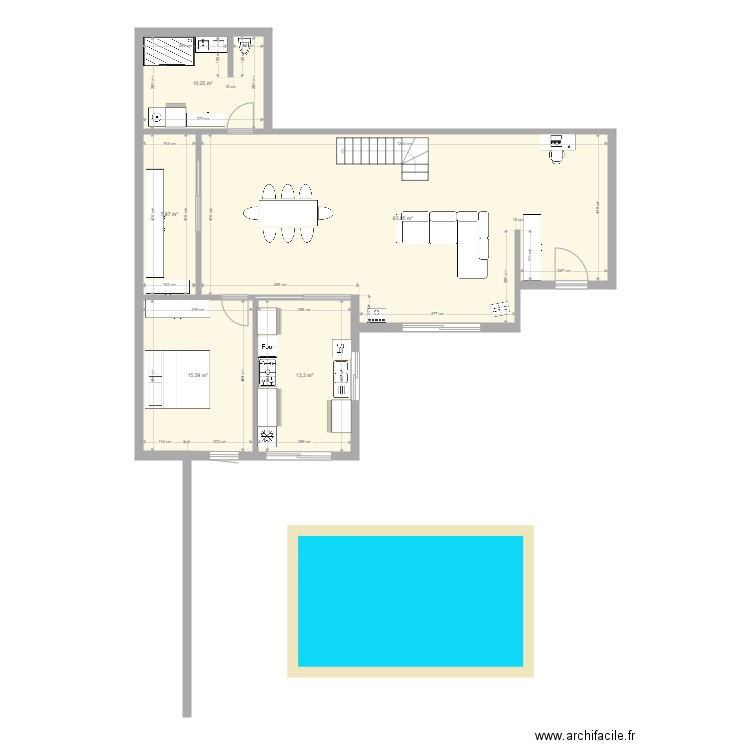 A CÖTE D'EN FACE. Plan de 0 pièce et 0 m2