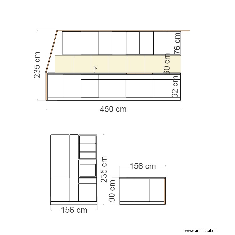 cuisine bale . Plan de 0 pièce et 0 m2