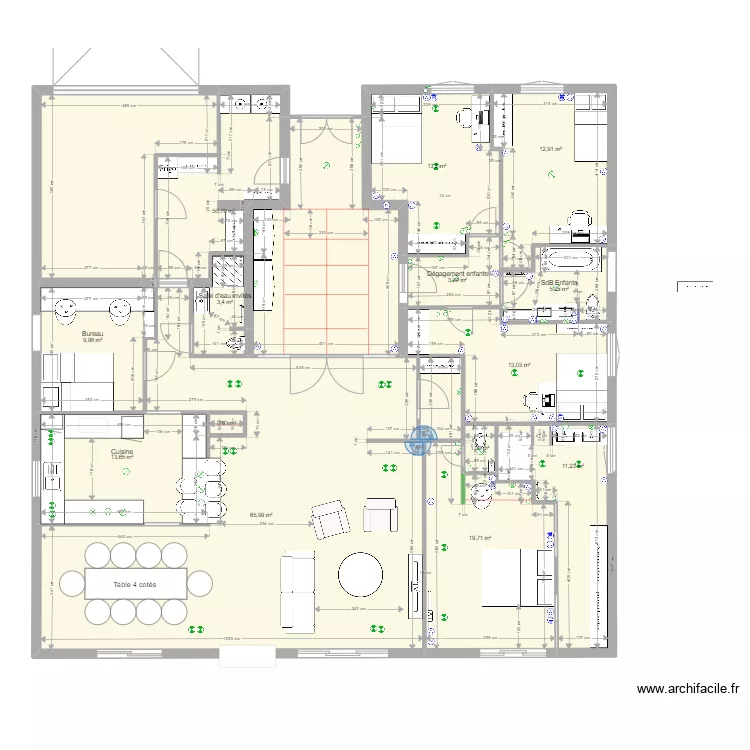 10 sq des Tilleuls OK Post évacuation AVEC PLAN ELEC. Plan de 10 sq des Tilleuls OK Post évacuation AVEC PLAN ELEC. Plan de