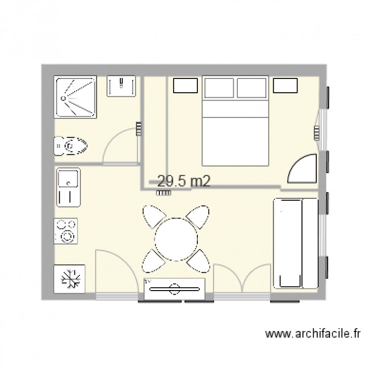 euronat 25m2. Plan de 0 pièce et 0 m2