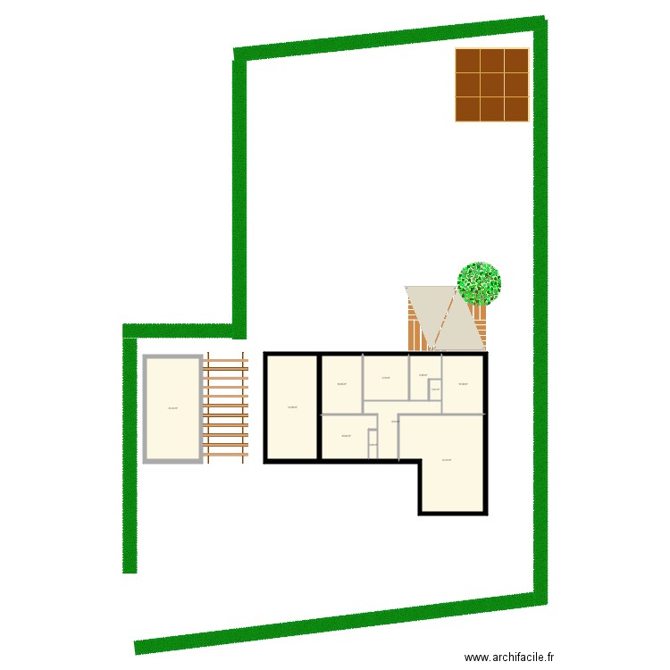 Clos Guignard original. Plan de 0 pièce et 0 m2