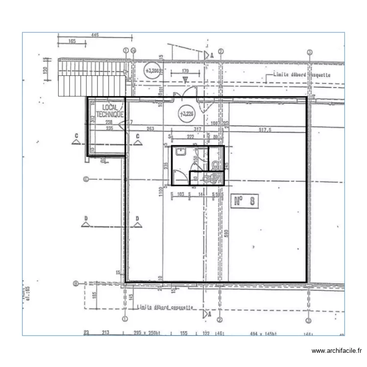 656 croquis 1er 140m2. Plan de 