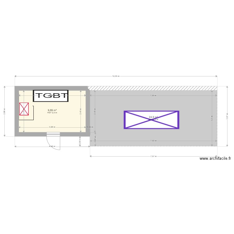 groupe elec pierre levée. Plan de 0 pièce et 0 m2
