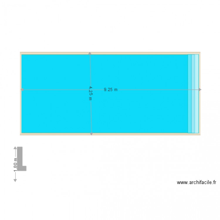 PISCINE MARIO. Plan de 0 pièce et 0 m2