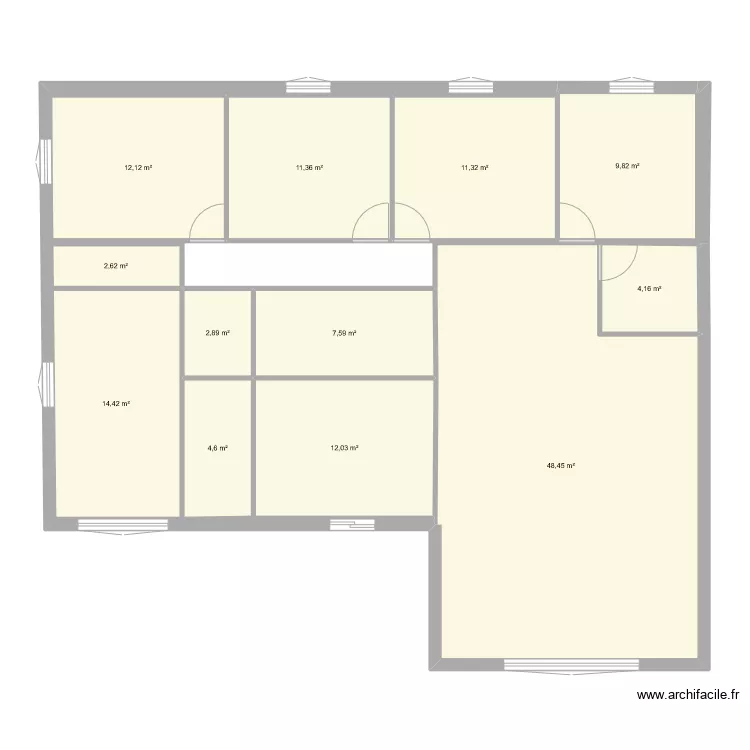 maison. Plan de 