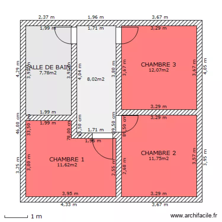 MAISON 1ER ETAGE. Plan de 