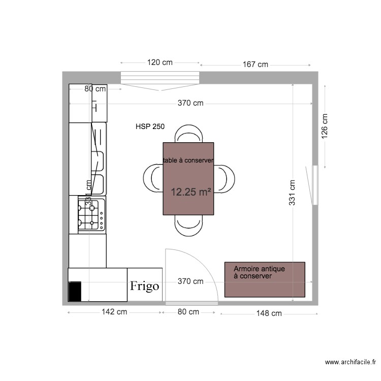 CUISINE REMY GUY . Plan de 0 pièce et 0 m2