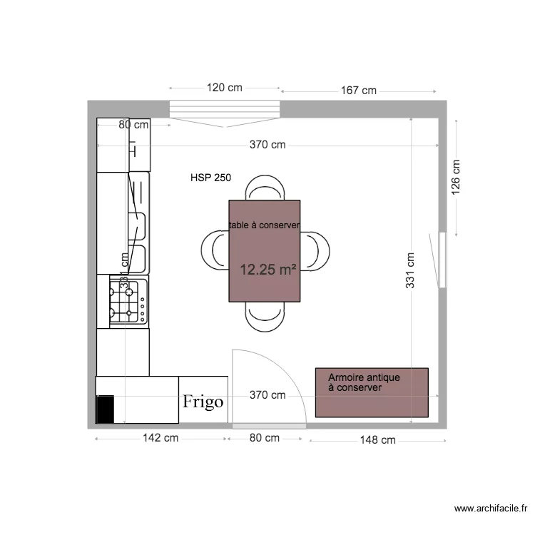 CUISINE REMY GUY . Plan de 