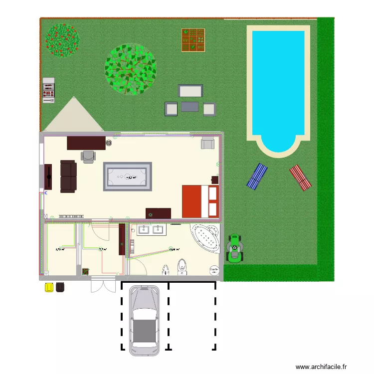 le plus bau des projet. Plan de 