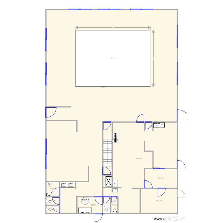 Restaurant Prade. Plan de 0 pièce et 0 m2