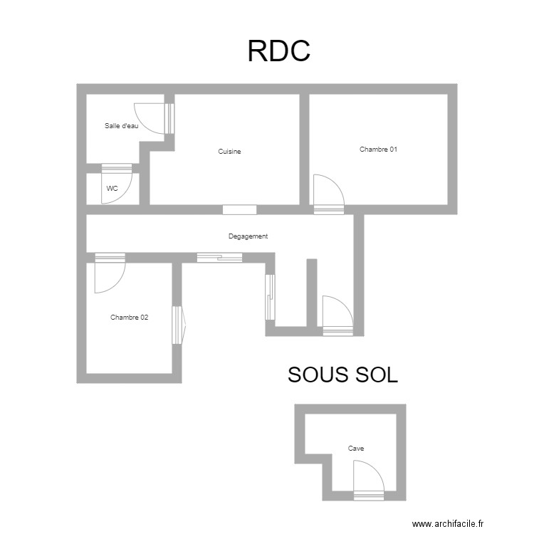 350600984. Plan de 7 pièces et 47 m2