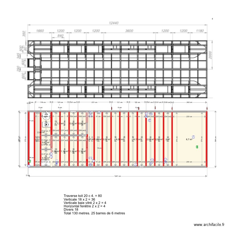 Coque + habitation. Structure metal. Plan de 0 pièce et 0 m2