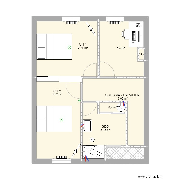 R1 - Maison TIRAUX Plomb. Plan de 0 pièce et 0 m2