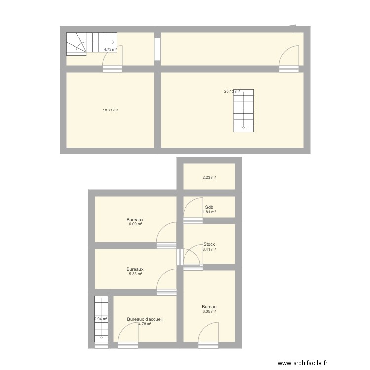 Chaussee de Charleroi 2. Plan de 0 pièce et 0 m2