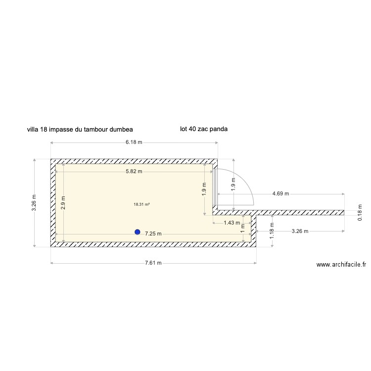 villa 18 bornagain. Plan de 0 pièce et 0 m2