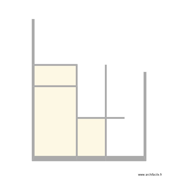 CALLE ESTACIÓN SADABA. Plan de 3 pièces et 13 m2