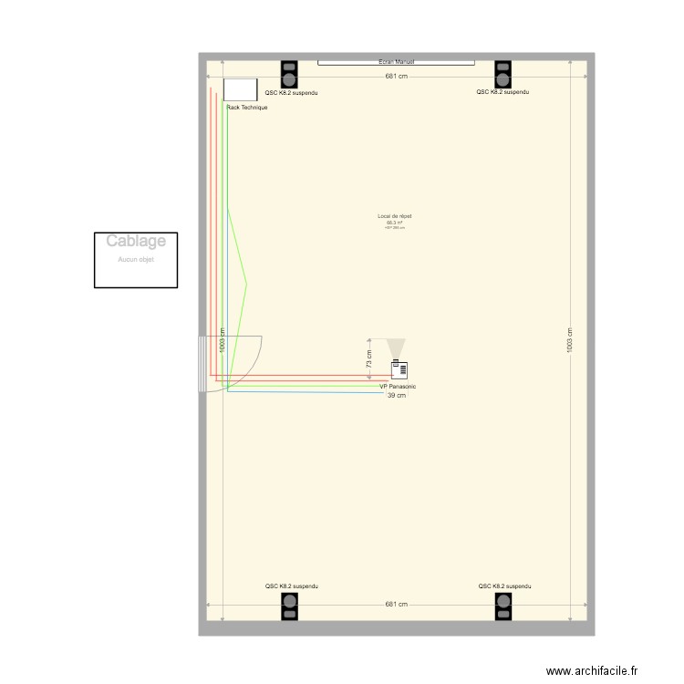 local de répet. Plan de 0 pièce et 0 m2