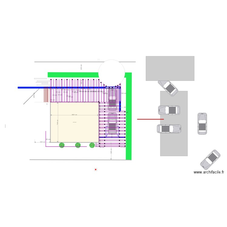 NEUVILLER POTEAUX. Plan de 0 pièce et 0 m2