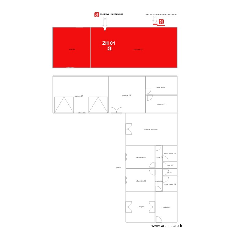 mathé dependances am. Plan de 0 pièce et 0 m2