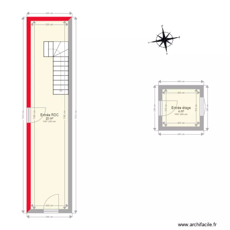 Extension1 GROS. Plan de 