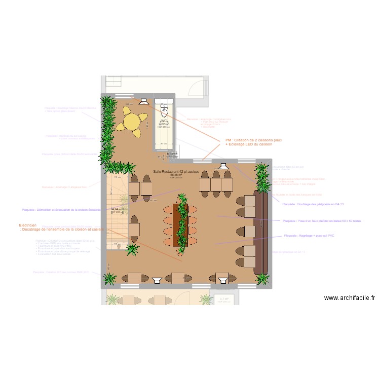 LULU ET LULU VILLEFRANCHE. Plan de 10 pièces et 149 m2