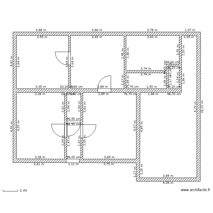 Maison Sanvic. Plan de 0 pièce et 0 m2