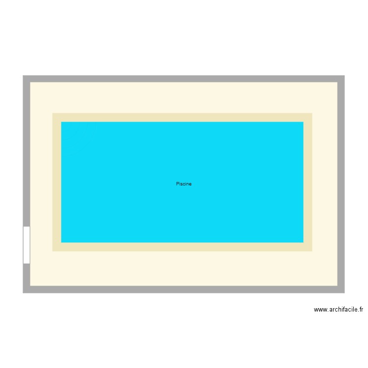 piscine. Plan de 0 pièce et 0 m2