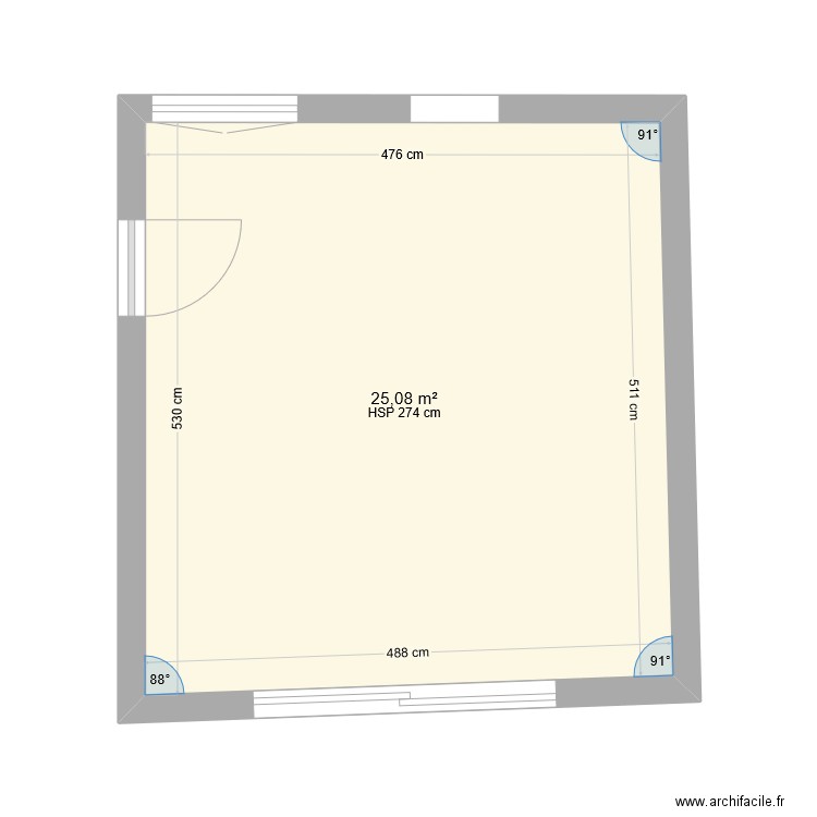 GUERET . Plan de 0 pièce et 0 m2