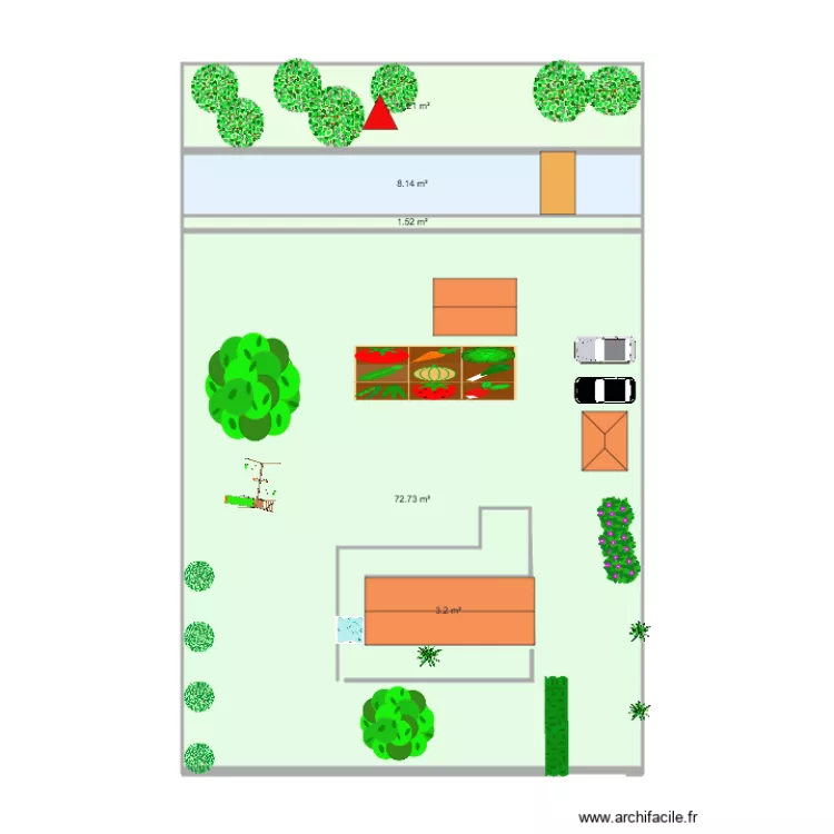 plan jardin. Plan de plan jardin. Plan de