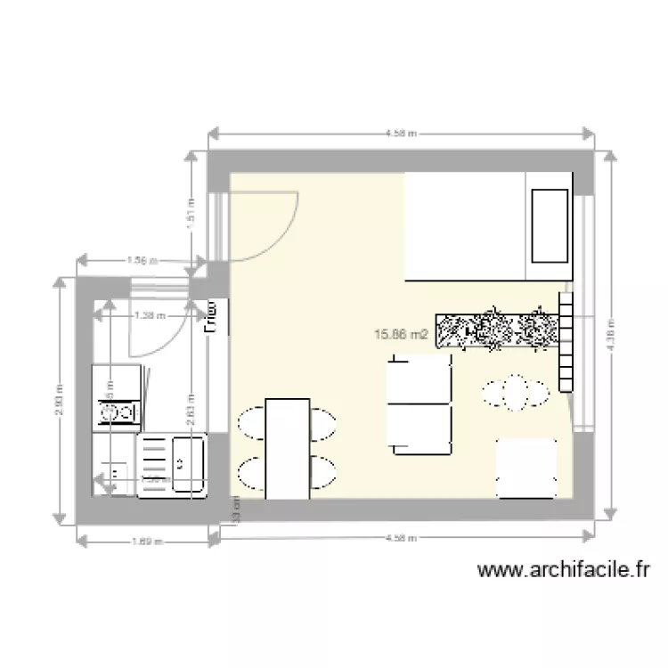 Appartement . Plan de 