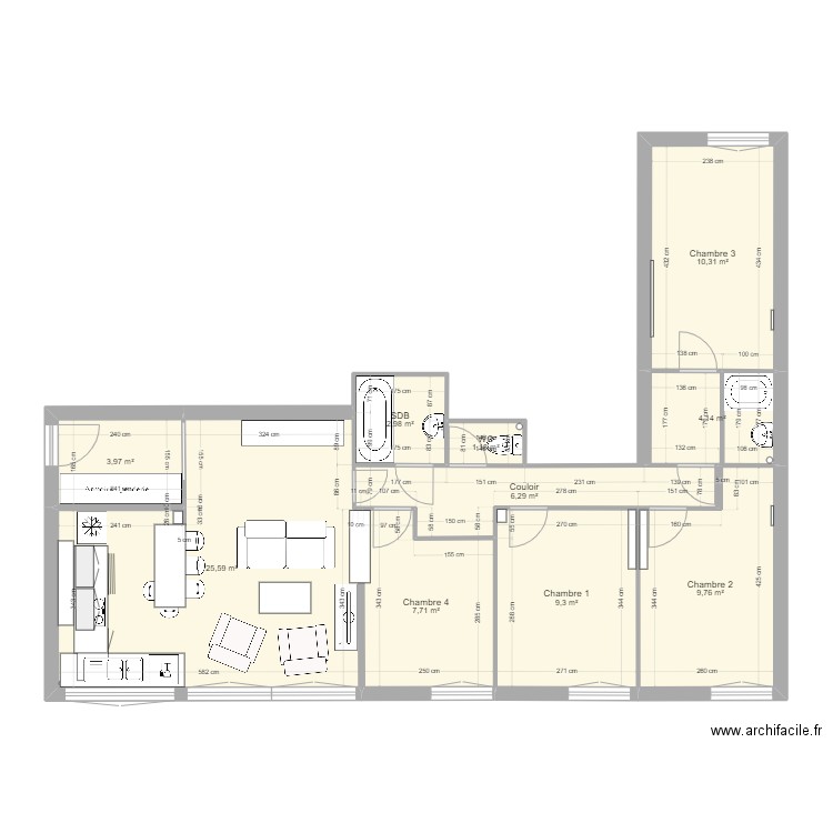 02 Boulogne plan projet 8. Plan de 0 pièce et 0 m2