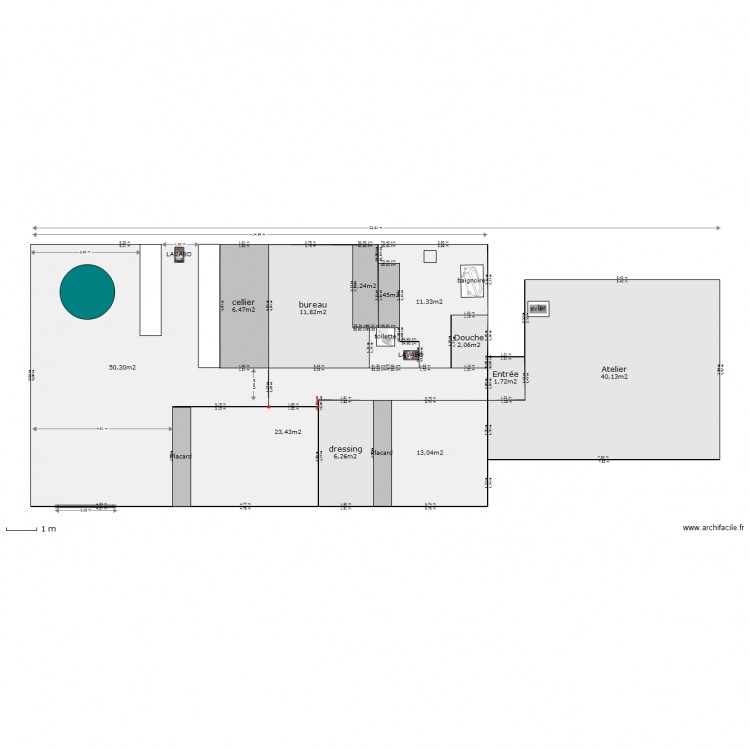 Appartements l'un sur l'autre. Plan de 0 pièce et 0 m2