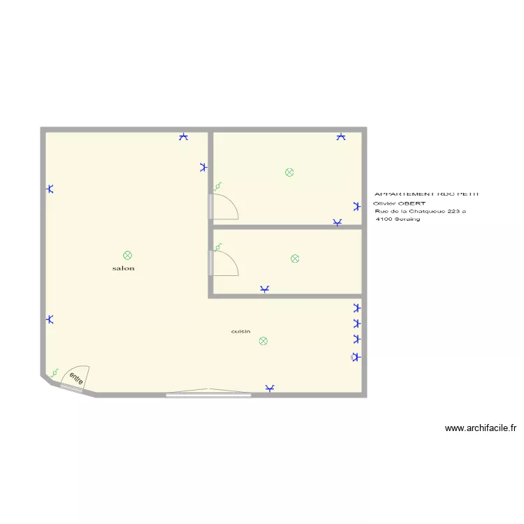 petit. Plan de 